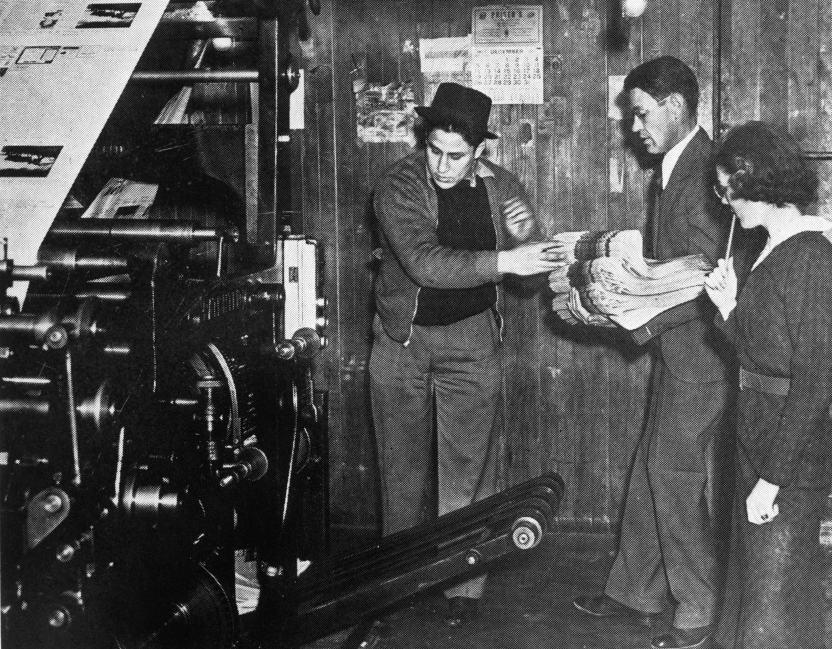 Printing press for Tucson Newspapers